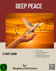 Deep Peace Two-Part Mixed choral sheet music cover Thumbnail